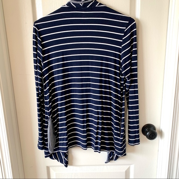 INK LOVE AND PEACE Striped Open Cardigan—SZ. Sm - Picture 8 of 11